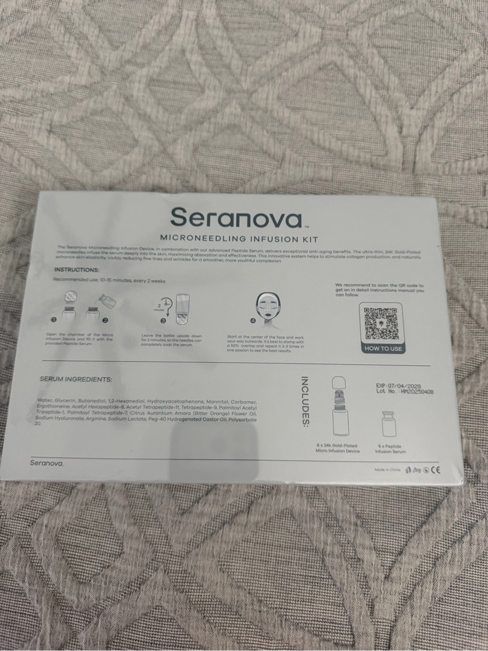Microneedling Infusion Anti-Aging Serum Set — Clear/White - Picture 3 of 6